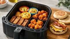 6 schnelle Airfryer-Rezepte in 15 Minuten: Frühstück, Snack und Dessert ohne Stress