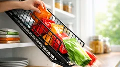 Vorratsschrank endlich übersichtlich: DIY-FIFO-Regal für Retortgerichte und Beutelreis