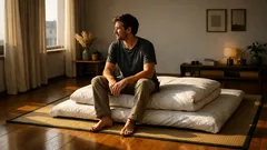 Auf dem Boden schlafen: trend, vorteile und risiken im alltag