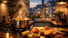 Orangenschalen und Zitronenschale aufkochen: der einfache Trick für frischen Citrusduft zuhause