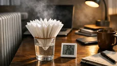 DIY-Luftbefeuchter mit Küchenpapier: So erhöhst du die Luftfeuchtigkeit im Winter ohne Strom