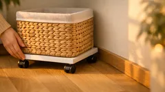 Dieser Pflanzenroller macht plötzlich Ordnung: so nutzt du ihn als Mini-Möbelroller