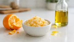 Körperpeeling aus Orangenschale: so machst du in 5 Minuten ein duftendes DIY-Scrub