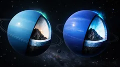 Uranus und Neptun neu gedacht: Warum die „Eisriesen“ im Inneren viel mehr Gestein haben könnten