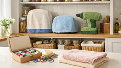 Alte Handtücher upcyceln: So nähst du Schutzhüllen für Küchengeräte in 30 Minuten