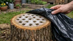 Baumstumpf entfernen ohne Bagger: So hilft Bittersalz beim natürlichen Zerfall