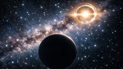 Ein freischwebender Planet verrät sich per Mikrolinse – Gaia hilft erstmals Masse und Entfernung zu bestimmen