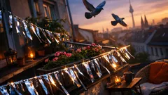 Tauben vom Balkon vertreiben: der einfache Alufolie-Trick, der oft sofort wirkt