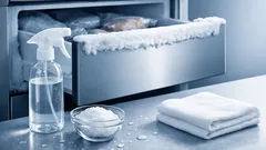 Gefrierfach abtauen leicht gemacht: Der Trick mit Essig und Salz