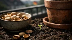 Pistazienschalen im Garten nutzen: 6 einfache Ideen für Mulch, Kompost und Upcycling