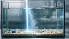 Mikroplastik im Sonnenlicht: Warum Gewässer nicht nur durch Partikel, sondern auch chemisch belastet werden