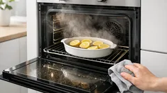 Backofen reinigen mit Dampf und Zitrone: so geht’s ohne aggressive Reiniger