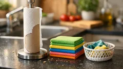 Küchenpapier ersetzen: so klappt der Umstieg auf wiederverwendbare Tücher hygienisch