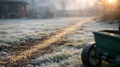 Rasen im Winter säen: So gelingt die Winteraussaat mit Frost und Tau